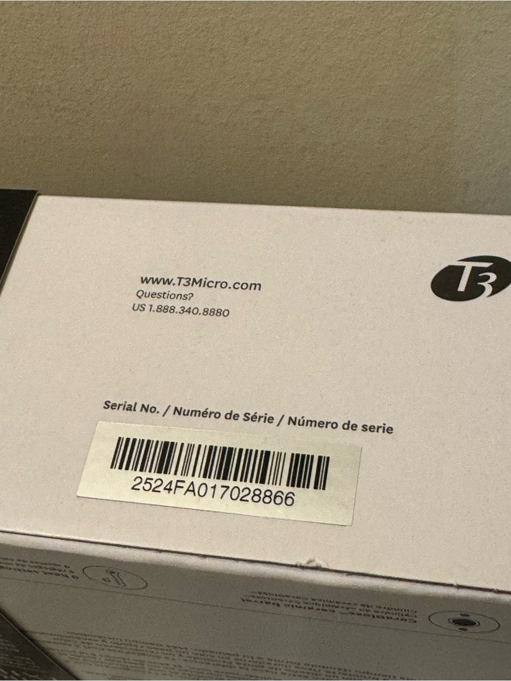 T3 SinglePass Curl X 1.5" Ceramic Extra-Long Barrel Curling Iron - Open Box - Picture 8 of 17